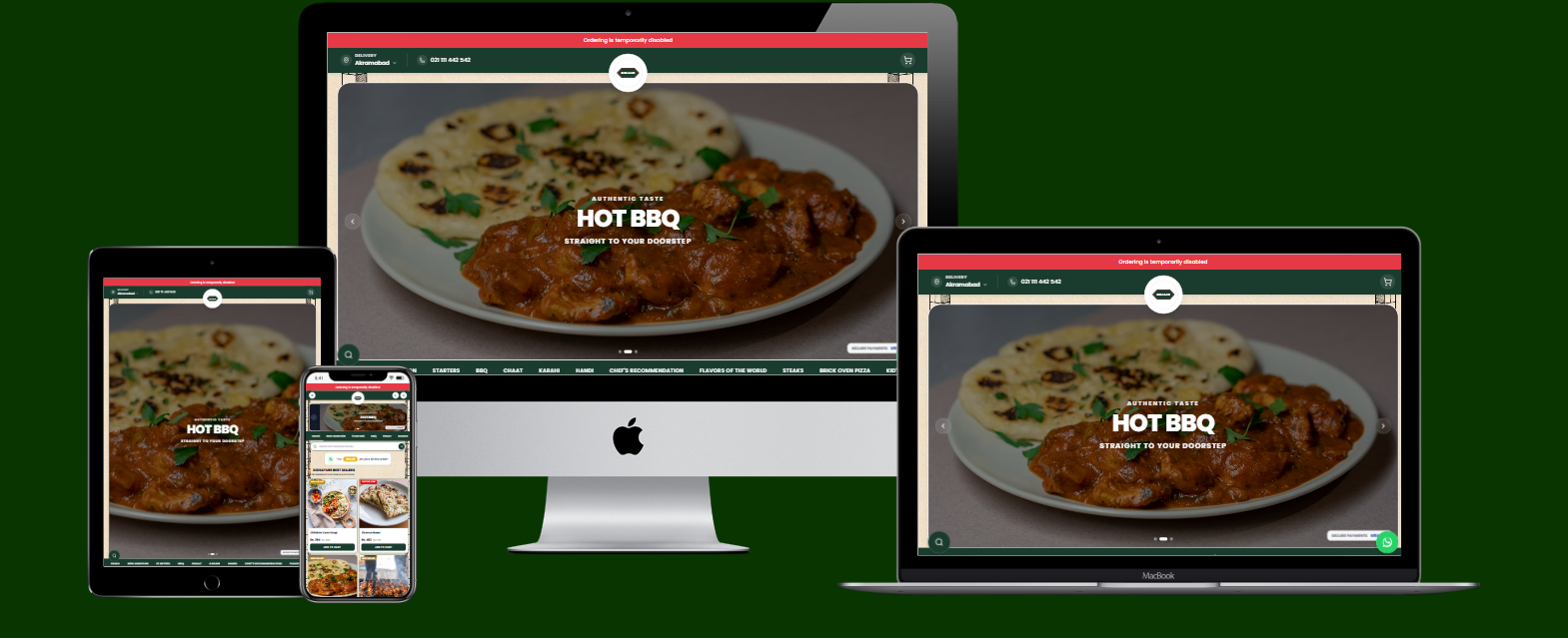 White-label Restaurant Template - Restaurant E-commerce and Management System